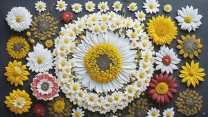 mandala:Heřmánek-Matricaria elements_01