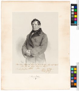 Alois (Louis) Grois (1809-1874), zpěvák, herec od Josef Kriehuber