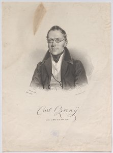 Carl Czerny, narozen ve Vídni 21. února 1791 od Josef Kriehuber