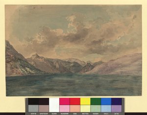Jezero Traunsee od Josef Kriehuber