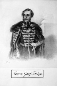 Franz Graf Zichy Litho od Josef Kriehuber