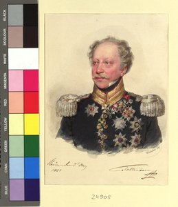 Generál C. F. baron Tettenborn od Josef Kriehuber