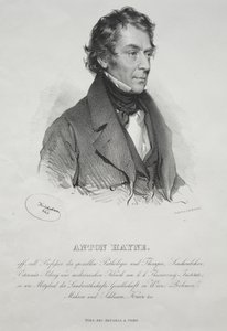 Portrét Dr. Antona Hayna od Josef Kriehuber