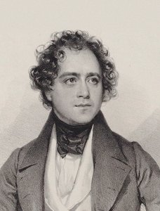 Portrét skladatele Johanna Vesque von Püttlingen 1803-1883, 1838. od Josef Kriehuber