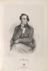 Portrét skladatele Giacoma Meyerbeera 1791-1864, 1847.