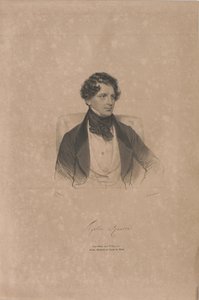 Portrét operního pěvce Agostina Rovere 1804-1865, 1839. od Josef Kriehuber