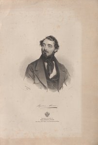 Portrét operního pěvce Napoleona Morianiho 1808-1878, 1840.