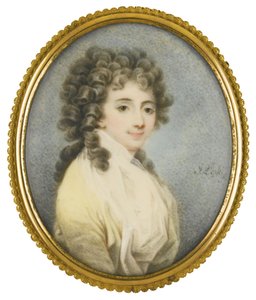 Portrét hraběnky Žofie Potocké-Wittové 1760-1822, druhá polovina 18. stol. od Josef Leski