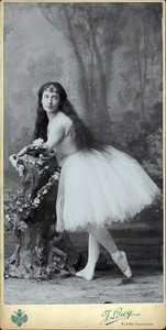 Luigia Cerale jako Giselle, c. 1880. od Josef Löwy