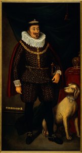 Portrét Ferdinanda II Rakouska (Graz od Josef and Mayrhofer Friedrich Kiss