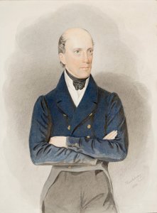 Portrét arcivévody Jana Rakouského (1782-1859) (akvarel na papíře) od Josef Nikolaus Kriehuber