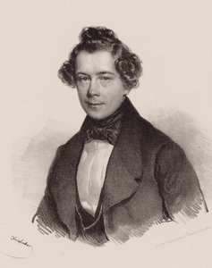 Portrét skladatele Josepha Lannera 1801-1843, 1830. od Josef Nikolaus Kriehuber