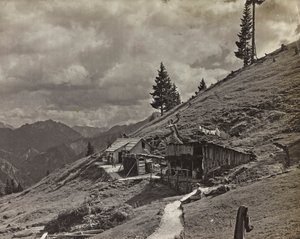 Album "Moje světová válka - vzpomínky na jihozápadní frontu v Korutanech, Itálie, Trentino-Alto Adige) 31.3.1915-12.11. 1918 - Josef Zohles Vídeň ": vojenská kasárna v Al od Josef Zohles