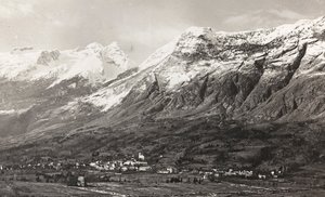 Album "Moje světová válka - vzpomínky na jihozápadní frontu v Korutanech, Itálie, Trentino-Alto Adige) 31.3.1915-12.11. 1918 - Vídeň Josefa Zohleho ": Mount Rombon (č/b foto) od Josef Zohles