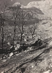 Album "Moje světová válka - vzpomínky na jihozápadní frontu v Korutanech, Itálie, Trentino-Alto Adige) 31.3.1915-12.11. 1918 - Vídeň Josefa Zohleho ": válečná zóna (č/b foto) od Josef Zohles