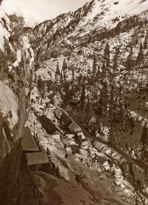 Album "Moje světová válka - vzpomínky na jihozápadní frontu v Korutanech, Itálie, Trentino-Alto Adige) 31.3.1915-12.11. 1918 - Josef Zohles Vídeň ": vojenská kasárna (č/b foto od Josef Zohles