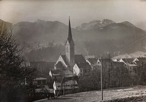 Album "Moje světová válka - vzpomínky na jihozápadní frontu v Korutanech, Itálie, Trentino-Alto Adige) 31.3.1915-12.11. 1918 - Vídeň Josefa Zohleho ": pohled na Hermagor-Pressegger od Josef Zohles