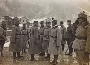 Album "Moje světová válka - vzpomínky na jihozápadní frontu v Korutanech, Itálie, Trentino-Alto Adige) 31.3.1915-12.11. 1918 - Vídeň Josefa Zohleho ": arcivévoda Frederick z od Josef Zohles