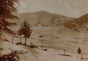 Album "Moje světová válka - vzpomínky na jihozápadní frontu v Korutanech, Itálie, Trentino-Alto Adige) 31.3.1915-12.11. 1918 - Vídeň Josefa Zohleho ": Santa Giustina (č/b foto) od Josef Zohles