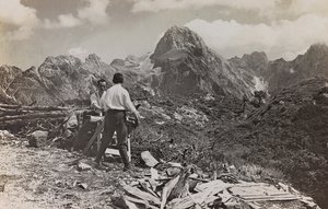 Album Meine weltkriegs - Erinnerungen jihozápadní fronta (Korutany, Itálie, Jižní Tyrolsko) (Moje světová válka - vzpomínky na jihozápadní frontu v Korutanech, Itálie, Trentino Alto Adige) 31 III 1915 od Josef Zohles