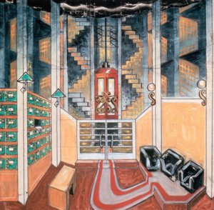 Janáček, případ Makropulos / scénický design