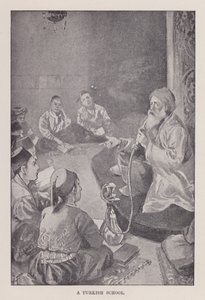 Turecká škola (litho) od Joseph (after) Finnemore
