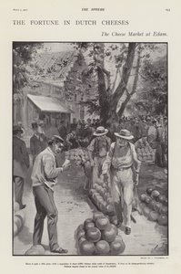 The Market Amsterdam, Nizozemsko (Litho) od Joseph (after) Finnemore