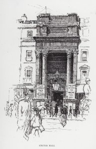 Exeter Hall (litho)