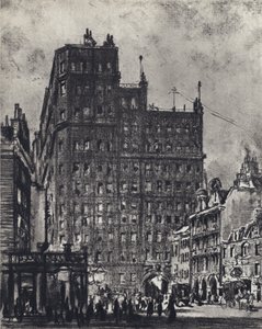 Sídla královny Anny (litho)