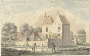 Castle De Eng poblíž Vleuten od Joseph Adolf Schmetterling