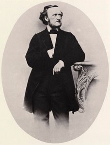 Richard Wagner , německý skladatel, 1864 od Joseph Albert