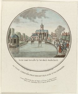 Útok na Ouderkerk aan de Amstel, 1787 Akce pro Gevalle od dorß Ouderkerk / Akce arrivée proche le village d