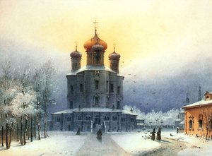 Donský klášter, 50. léta 19. století. od Joseph Andreas Weiss