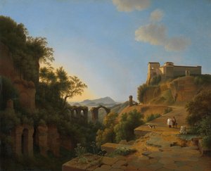 Neapolský záliv s ostrovem Ischia v dálce, 1818