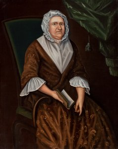 Faith Savage, paní Cornelius Waldo, c. 1750 (olej na plátně)