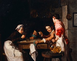 Mladí hráči karet od Joseph Bail