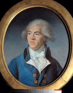 Portrét Antoine Pierre Joseph Marie Barnave, právník, postava francouzské revoluce (1761-1793). Pastel od Josepha Boze (1744-1826)
