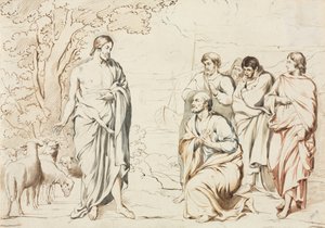 Kristus a jeho učedníci. od Joseph Brett