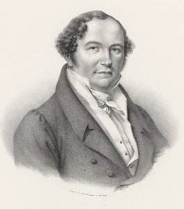 Portrét skladatele Conradina Kreutzera 1780-1849. od Joseph Brodtmann