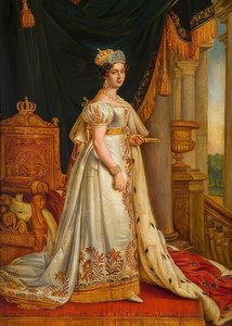 Královna Therese ve svém korunovačním klenotu. (viz také obrázek číslo 63816) od Joseph Carl Stieler