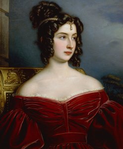 Portrét Marchesa Marianna Florenzi od Joseph Carl Stieler