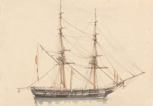 Single Brigantine, plachty svinuté