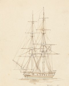 Single Hermafrodit Brig, Bow Forward