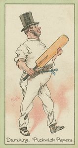 Dumkins, Pickwick Papers (barevná litografie) od Joseph Clayton (1856-1937) (after) Clarke