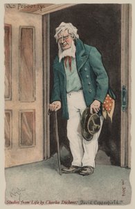 Old Peggotty, David Copperfield (barevné lito)