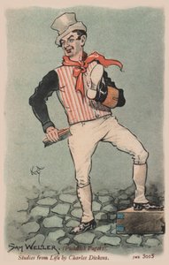 Sam Weller, Pickwick Papers (barevné lito)
