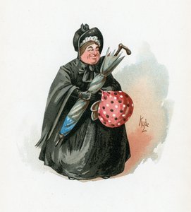 Mrs Gamp, ilustrace z 