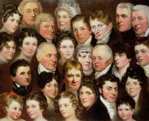 The Harvey Family of Norwich, c.1820 od Joseph Clover