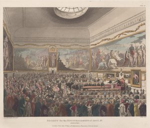 Společnost pro povzbuzení umění atd., Adelphi, 1. července 1809, 1. července 1809. od Joseph Constantine Stadler