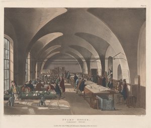 Známkový úřad, Somerset House, 1. července 1809, 1. července 1809. od Joseph Constantine Stadler